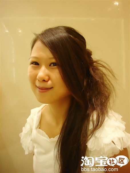 5大韩式盘发步骤图片 韩式扎头发diy发型(15)